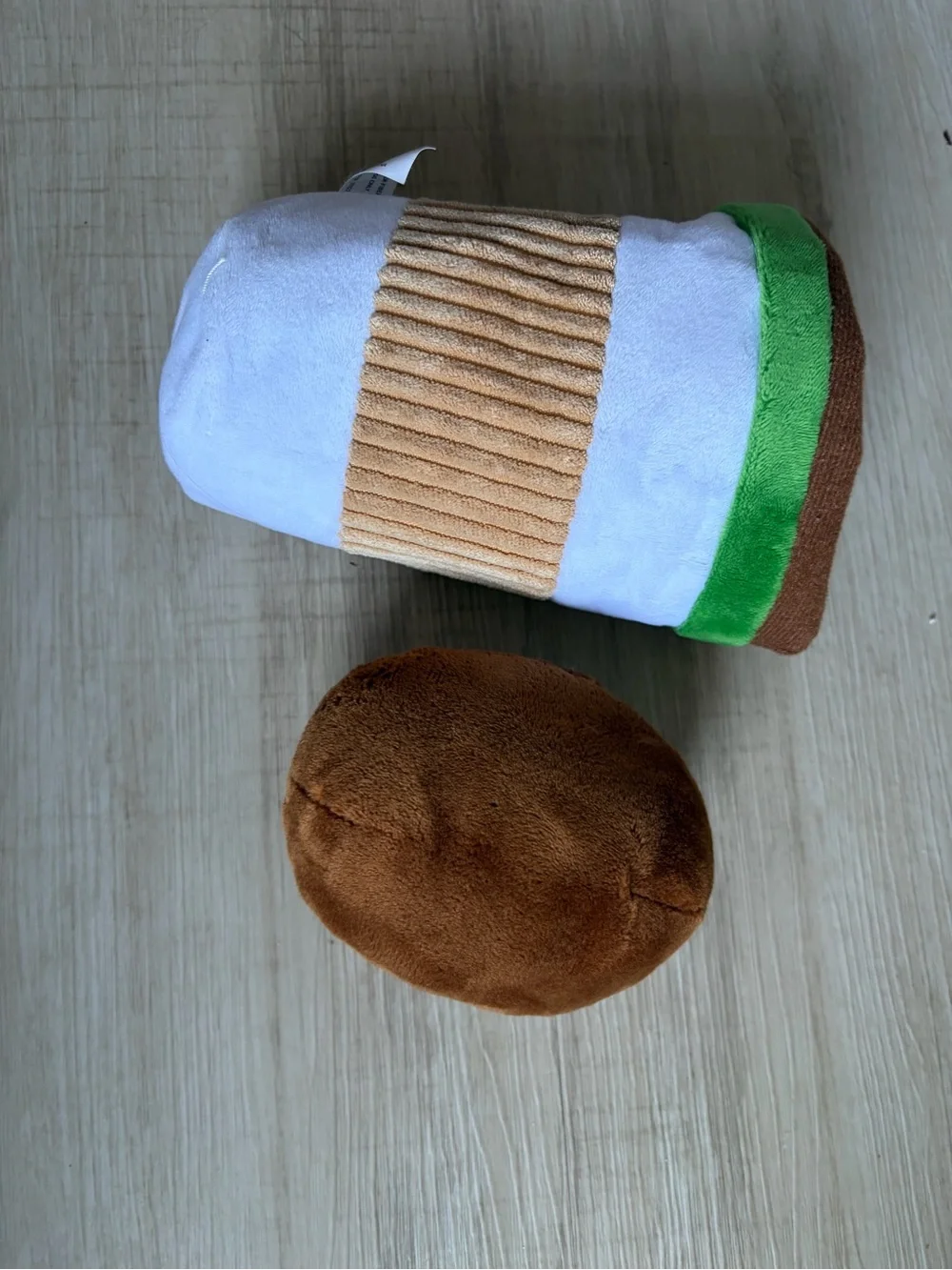 Bark Pup’s Place Coffee Multi Part Dog Toy